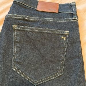 Madewell dark wash Alley Straight